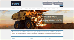 Desktop Screenshot of euroz.com